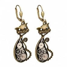 KOLCZYKI STEAM - CAT Blue