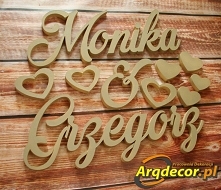 Imiona pary młodej 
arqdecor.pl