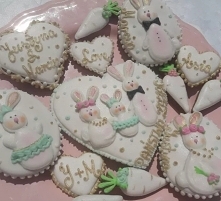 Zajaczki na ślub.  Pierniczki