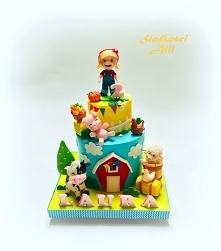 Tort Farma obłożenie krem