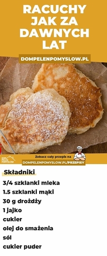 Przepis na racuchy drożdżow...