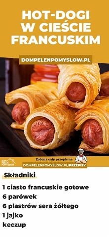 Przepis na hot dogi w cieście francuskim