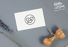 Stempel ślubny, inicjały Pary Młodej, 30mm