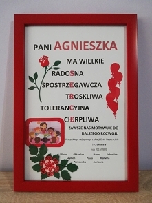 Z okazji Dnia nauczyciela