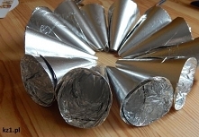 Jak zrobić foremki o kształcie stożka?