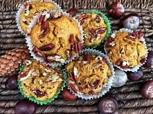 Babeczki dyniowe z żurawiną...