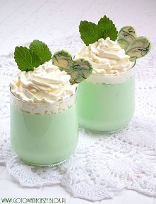 Miętowa panna cotta