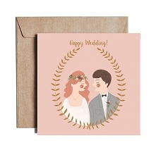 Happy Wedding Kartka ślubna od PIESKOT