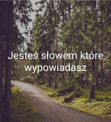 Jesteś słowem które wypowiadasz. Definiuje Cię każdy wyraz, każdy przecinek i każda pauza. Czy jesteś bólem czy szczęściem? Pragnieniem czy odrazą? Możesz się zastanowić. Kim ch...