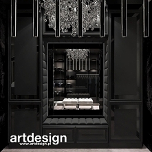 Luksusowa garderoba w stylu glamour | POWER OF DESIGN | Wnętrza domu
