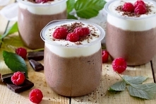 MUS CZEKOLADOWY Z MALINAMI