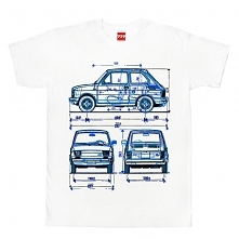 koszulka FIAT 126 MALUCH X 3 tshirt