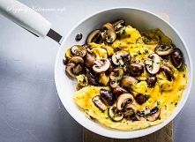 Jajecznica z grzybami