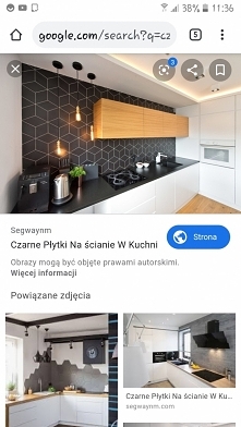 czarne plytki w kuchni