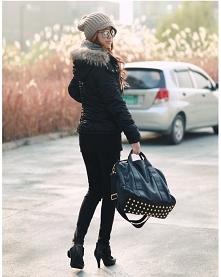 Jesienna stylizacja. Kliknij w zdjęcie i zobacz gdzie kupić tę torebkę, OKAZJA! ;)