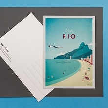Rio de Janeiro - retro pocztówka