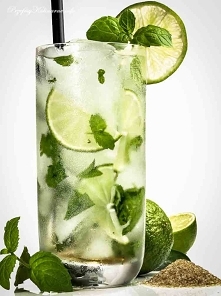 Mocno orzeźwiający limonkowy napój