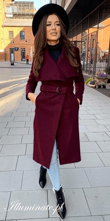 Ciepły płaszcz z kolekcji illuminate.pl