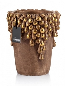 Donica / osłona ze złotymi kroplami DUNE Aluro