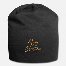 Ciepła czapka świąteczna z napisem Merry Christmas. Urocza beanie dzięki której będziesz życzyć wesołych świąt każdej mijanej osobie :) Może stanowić miły pomysł na prezent na m...