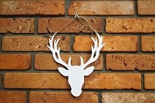 Jeleń - dekoracja ścienna metalowa
