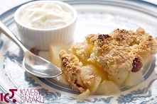 Deser z pieczonych jabłek