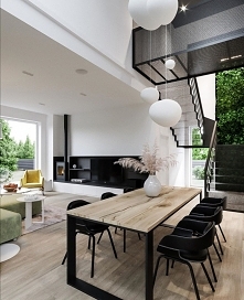 #jadalnia #stol #schody