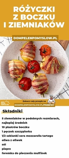 Róże z boczku i ziemniaków