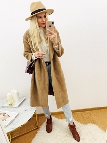 Super płaszcz Alpaka