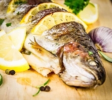 Pieczone pstrągi Kaśki