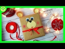 Miś - Jak zapakować prezent dla dziecka (tutorial)
