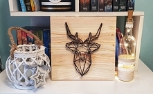 jeleń obraz hand made