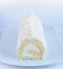 ROLADA ŚMIETANOWO-KOKOSOWA Z MALIBU