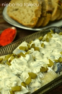 Śledzie w sosie tatarskim