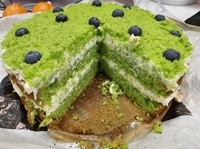 Ciasto szpinakowe z masa z ...