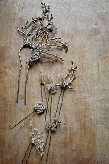 rustykalne ozdoby do włosów