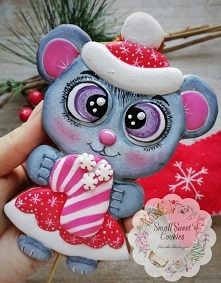 Topper z piernika na tort. Zapraszam po więcej inspiracji na FB: SmallSweetCookies