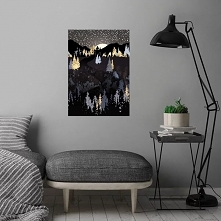 Piękny plakat - obraz drukowany na 3 mm blasze metalowej. Bardzo trwały. dostarczany z systemem magnetycznym do łatwego montażu i wymiany plakatów. Możesz wymieniać obrazy kiedy...