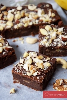 Fit brownie z bananami