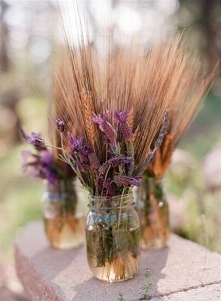 ozdoby na stoły weselne :)