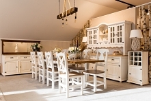 drewniane meble do jadalni w prowansalskim stylu meble-woskowane.com.pl