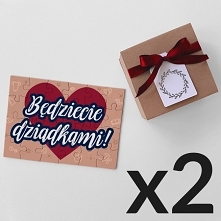 Będziecie dziadkami - puzzle dla przyszłych dziadków - komplet 2 zestawów