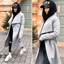 Ciepły, zimowy płaszcz z kolekcji illuminate.pl