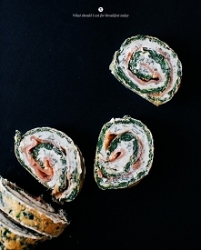 Rolada ze szpinaku z łososiem i serkiem