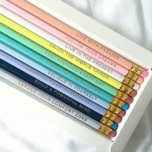 Ołówki z takim przesłaniem ...