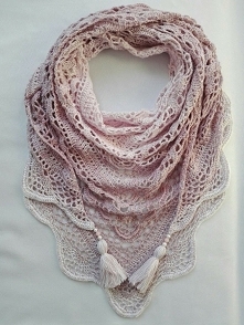 chusta pudrowy róż