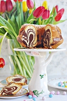 Prosta SZYBKA BABKA Marmurkowa. Przepis po kliknięciu w zdjęcie.