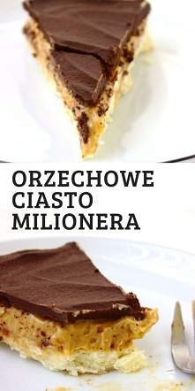 Orzechowe ciasto milionera.