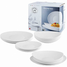 Komplet obiadowy Prometeo Bormioli Rocco 18-elementowy