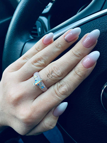 babyboomer i pierścionek również mojego wykonania 